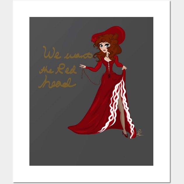 We want the Red head! -pirates Wall Art by Art_byKay